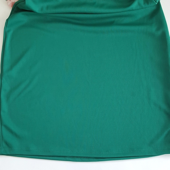 Mesh XS Sexy Dress Romantic Large Floral Scale Sleeveless Green Pink Size NWT - Picture 6 of 7